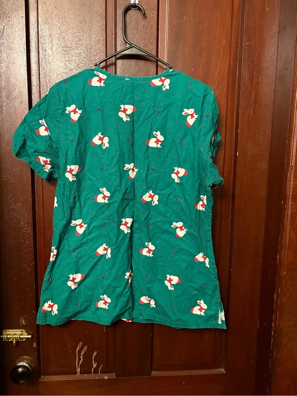Bunny Rabbit Scrub Top - Picture 2 of 3